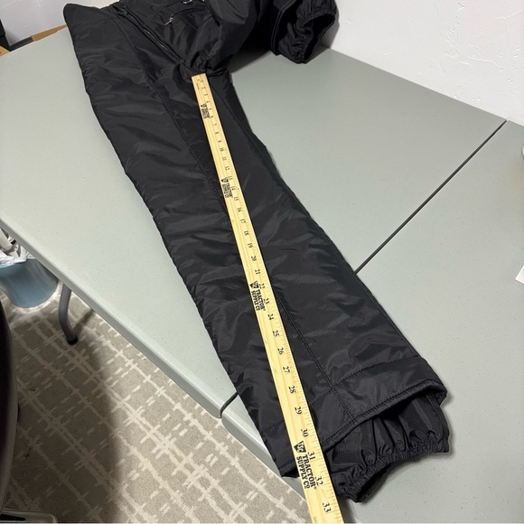 Sno Rags VTG Women's 8 Snowsuit Overalls Black Taiwan Snowpants Nylon Polyester - Picture 12 of 12